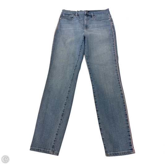 Jeans Skinny By J. Crew In Blue Denim, Size: 8