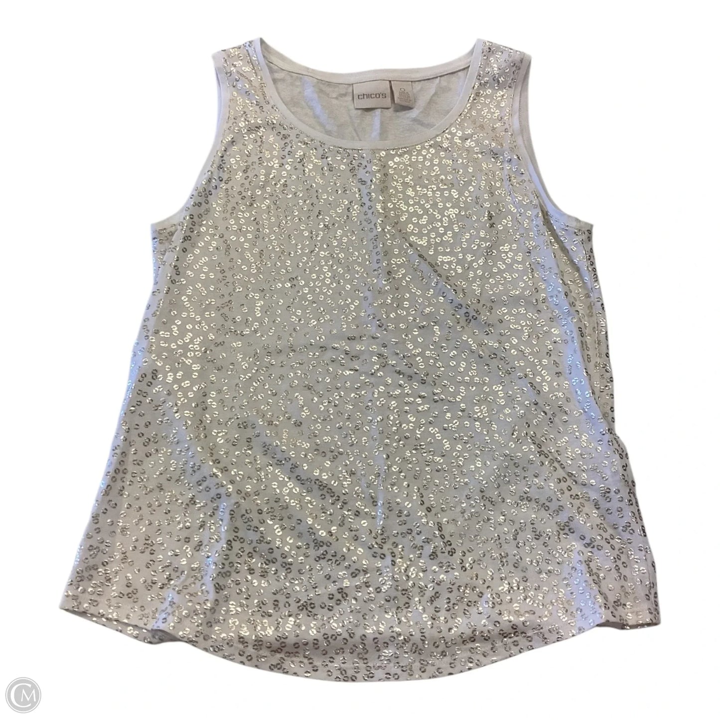 Tank Top By Chicos In White, Size: S