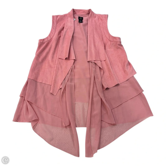 Vest Other By Inc In Pink, Size: L