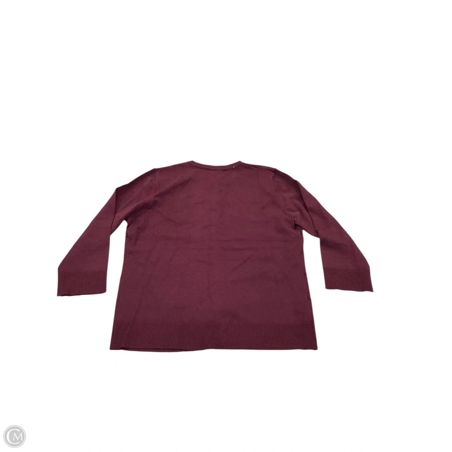 Cardigan By Melissa Paige In Purple, Size: L