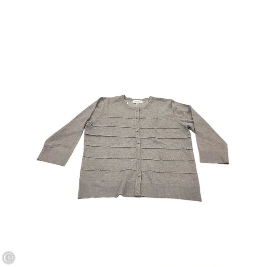 Cardigan By Melissa Paige In Grey, Size: L