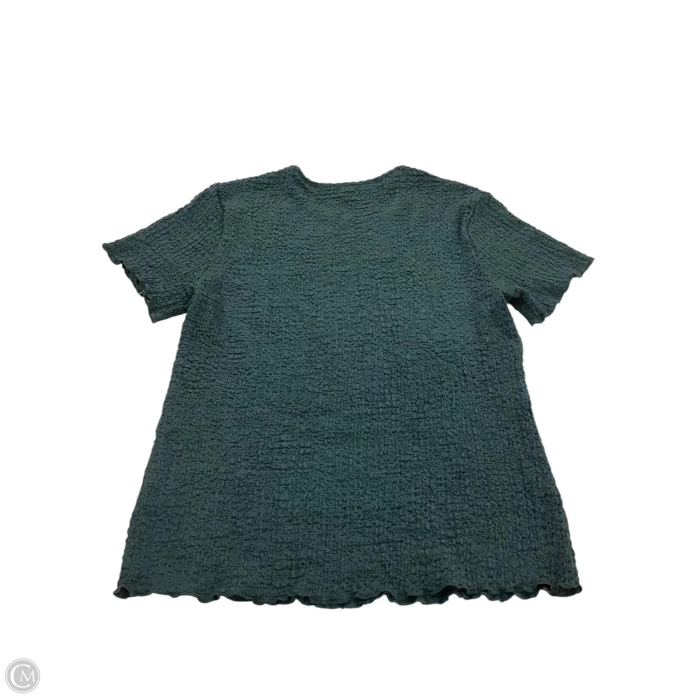 Top Short Sleeve By Tahari In Green, Size: Xl