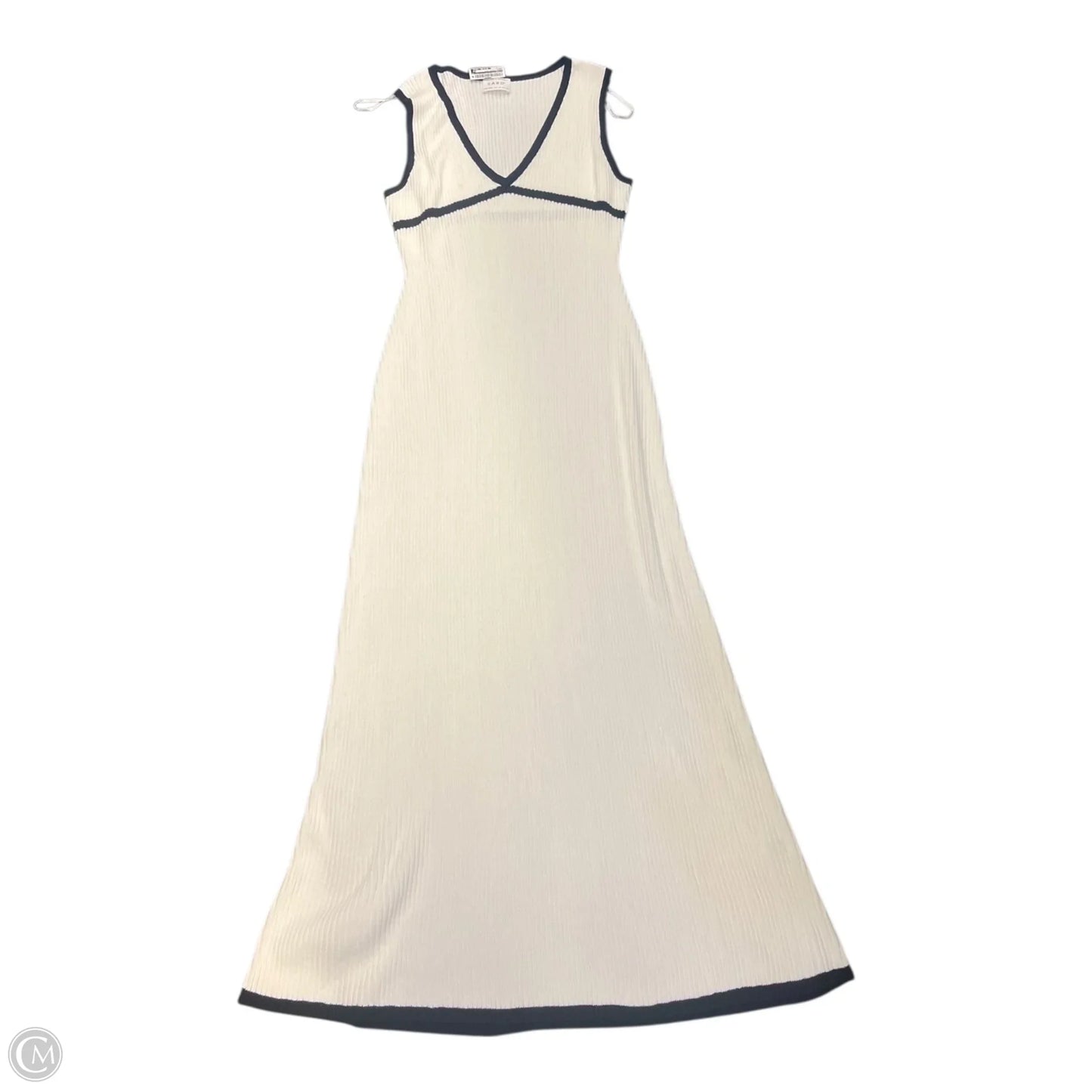 Dress Casual Maxi By Cmc In White, Size: 14