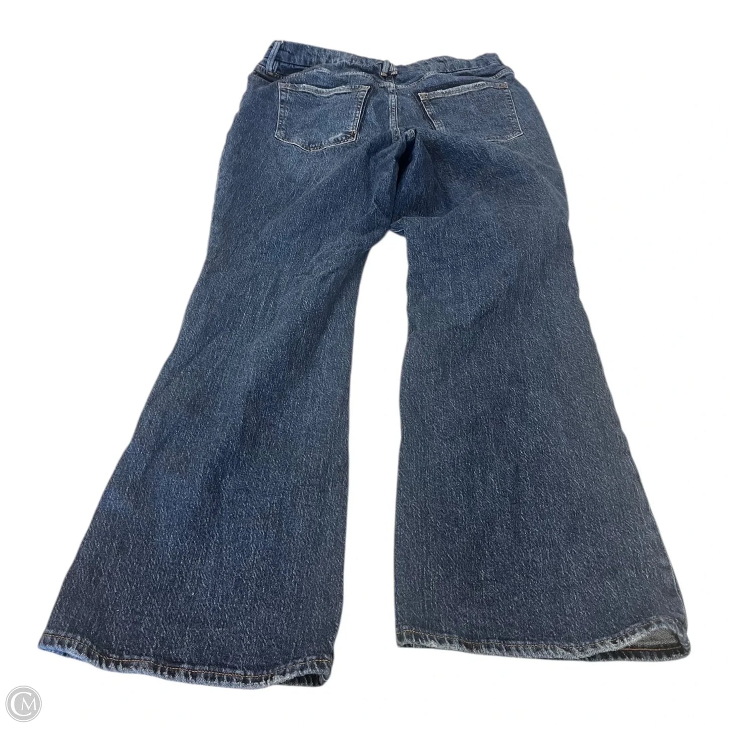 Jeans Boot Cut By Good American In Blue Denim, Size: 18