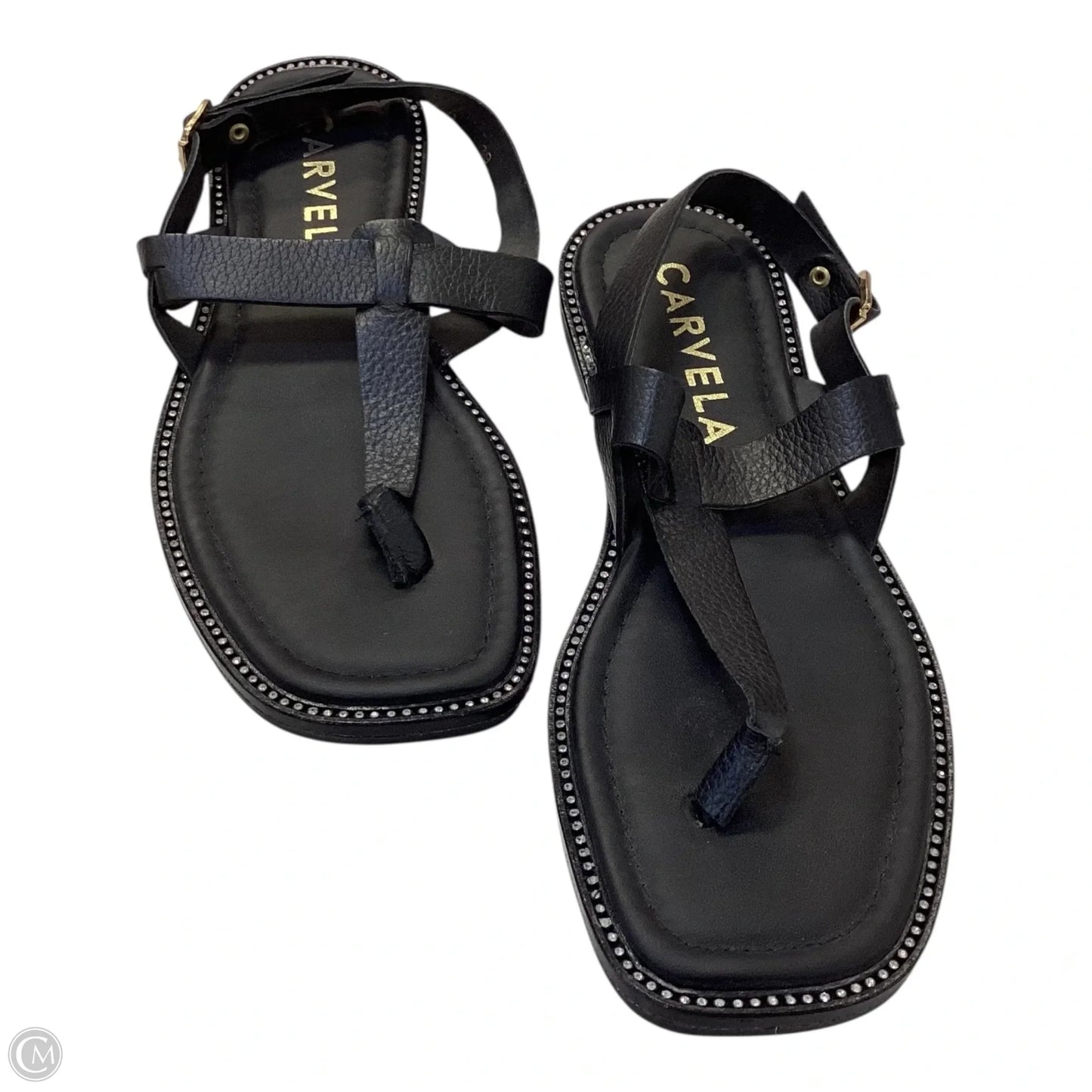 Sandals Flats By Carvela In Black, Size: 9