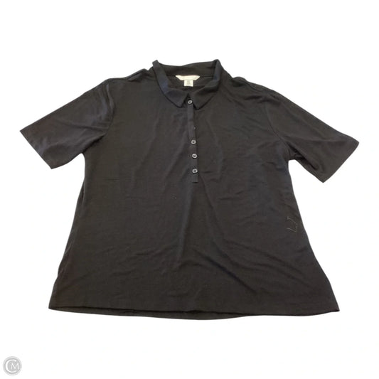 Top Short Sleeve By H&m In Black, Size: Xl