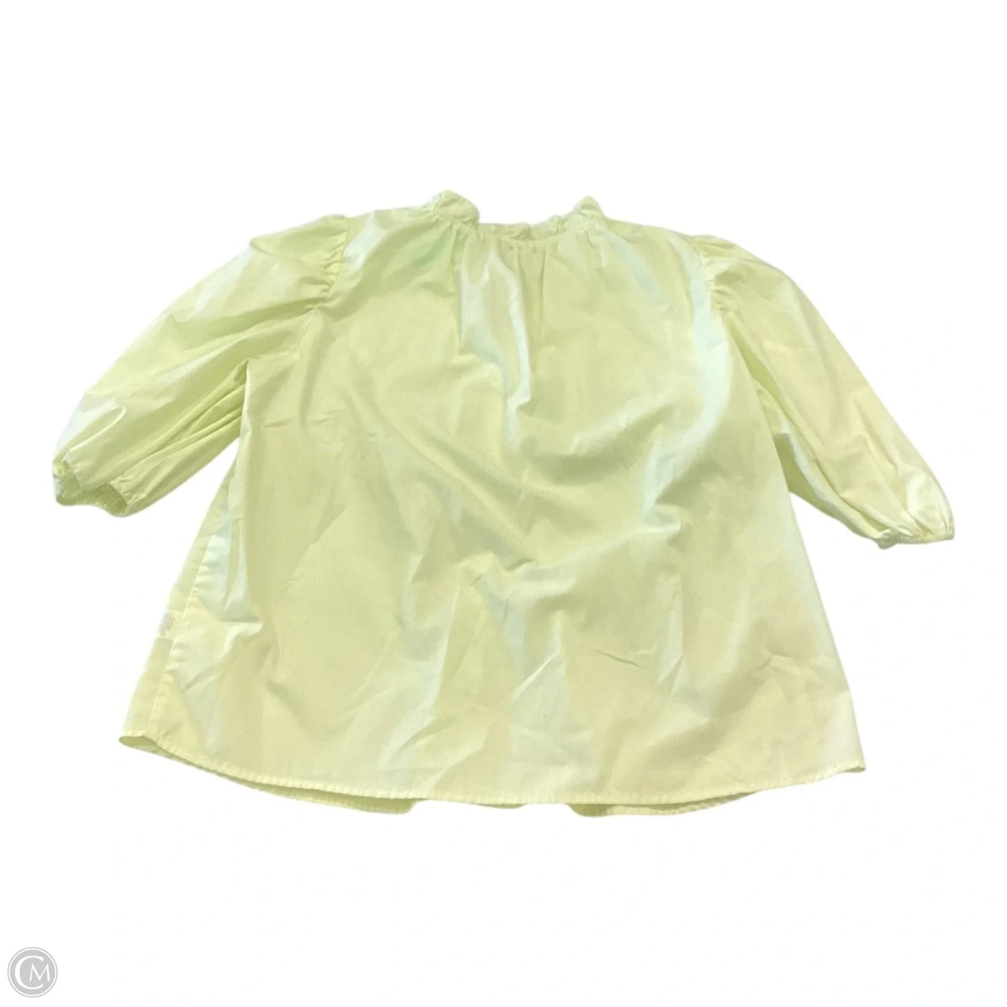 Top Short Sleeve By Cmc In Yellow, Size: M