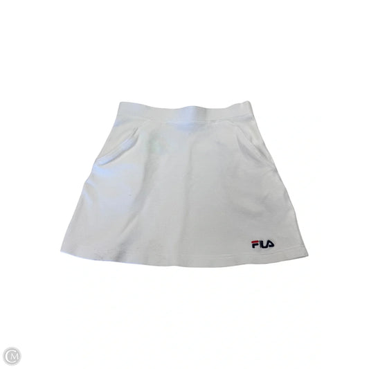 Athletic Skirt By Fila In White, Size: S