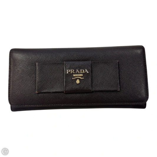 Wallet Luxury Designer By Prada, Size: Medium