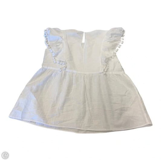 Top Short Sleeve Designer By Lilly Pulitzer In White, Size: S