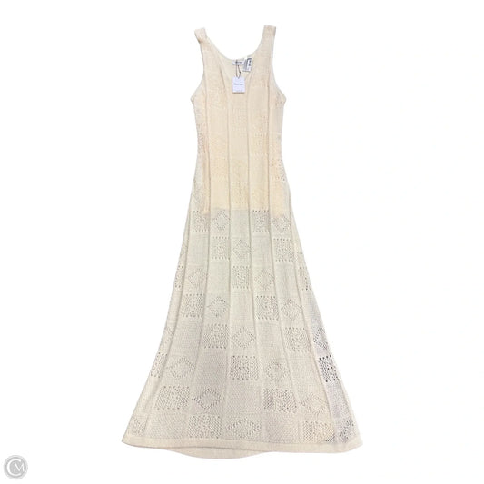 Dress Casual Maxi By Showpo In Cream, Size: 12
