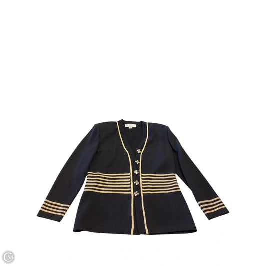 Blazer Luxury Designer By St John Collection In Black, Size: 8