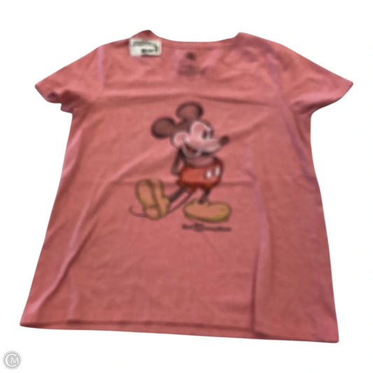 Top Short Sleeve Basic By Disney In Red, Size: S