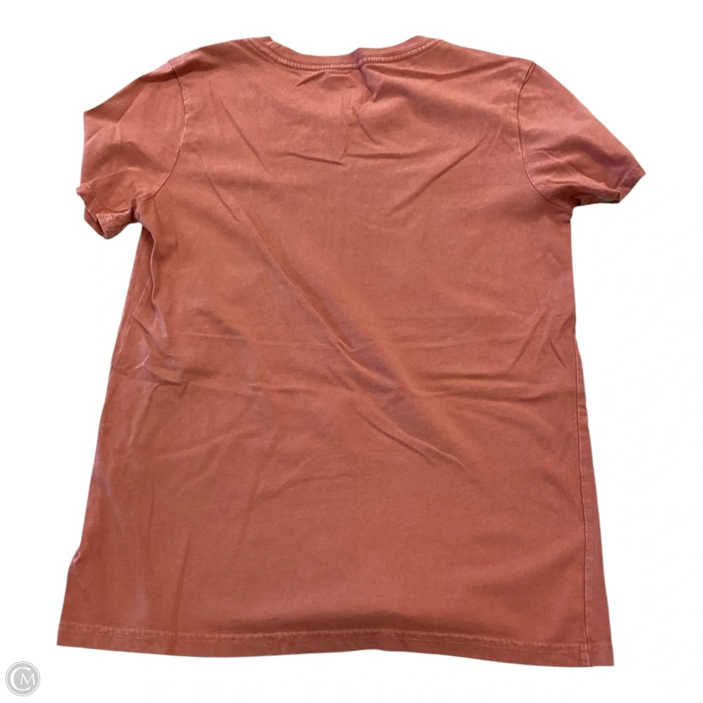 Top Short Sleeve Basic By Lucky Brand In Orange, Size: S