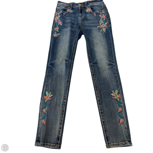 Jeans Skinny By Grace In Blue Denim, Size: 2