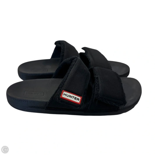 Sandals Flats By Hunter In Black, Size: 6