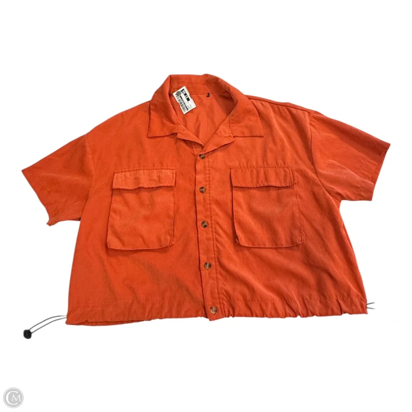 Top Short Sleeve By Clothes Mentor In Orange, Size: M
