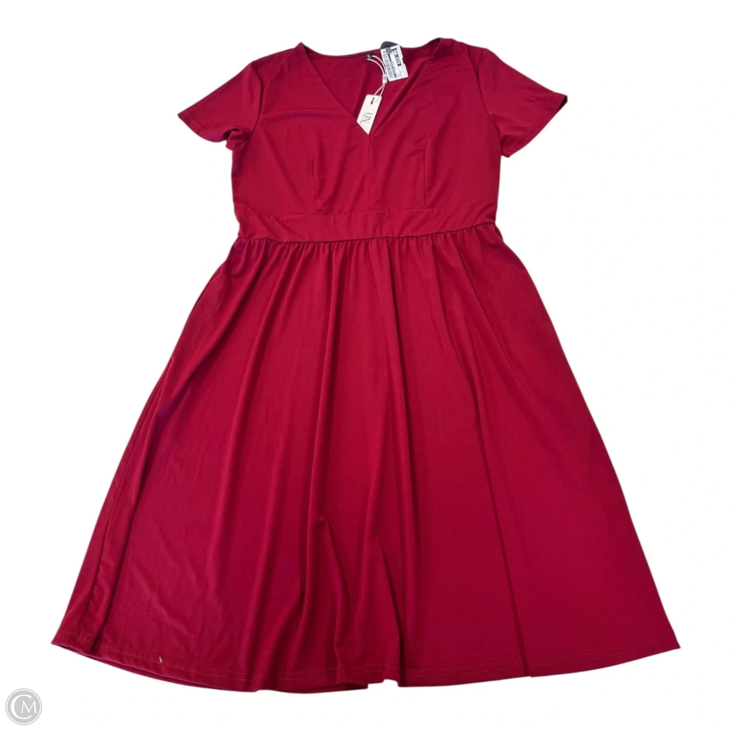 Dress Casual Short By Clothes Mentor In Red, Size: Xl