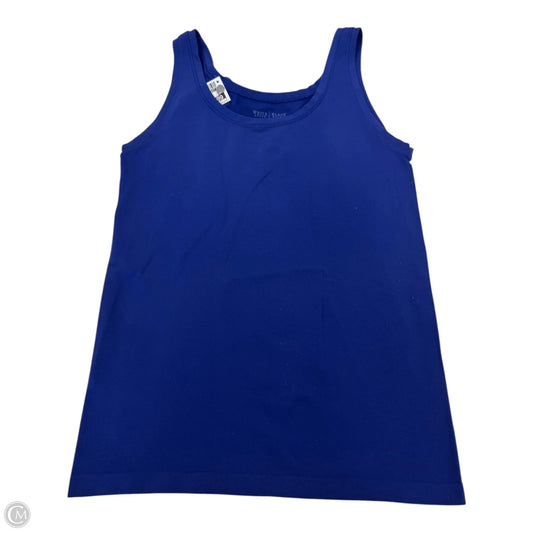 Top Sleeveless Basic By White House Black Market In Blue, Size: M