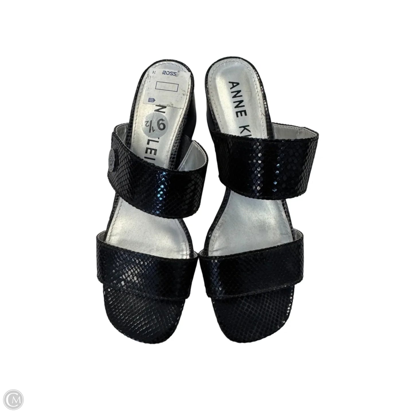 Sandals Heels Block By Anne Klein In Black, Size: 9.5