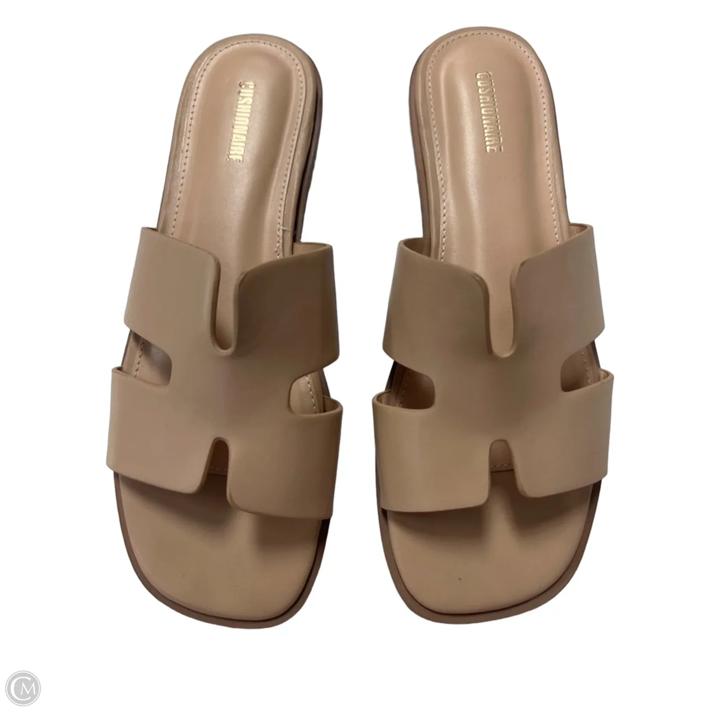 Sandals Flats By Cushionaire In Tan, Size: 8.5