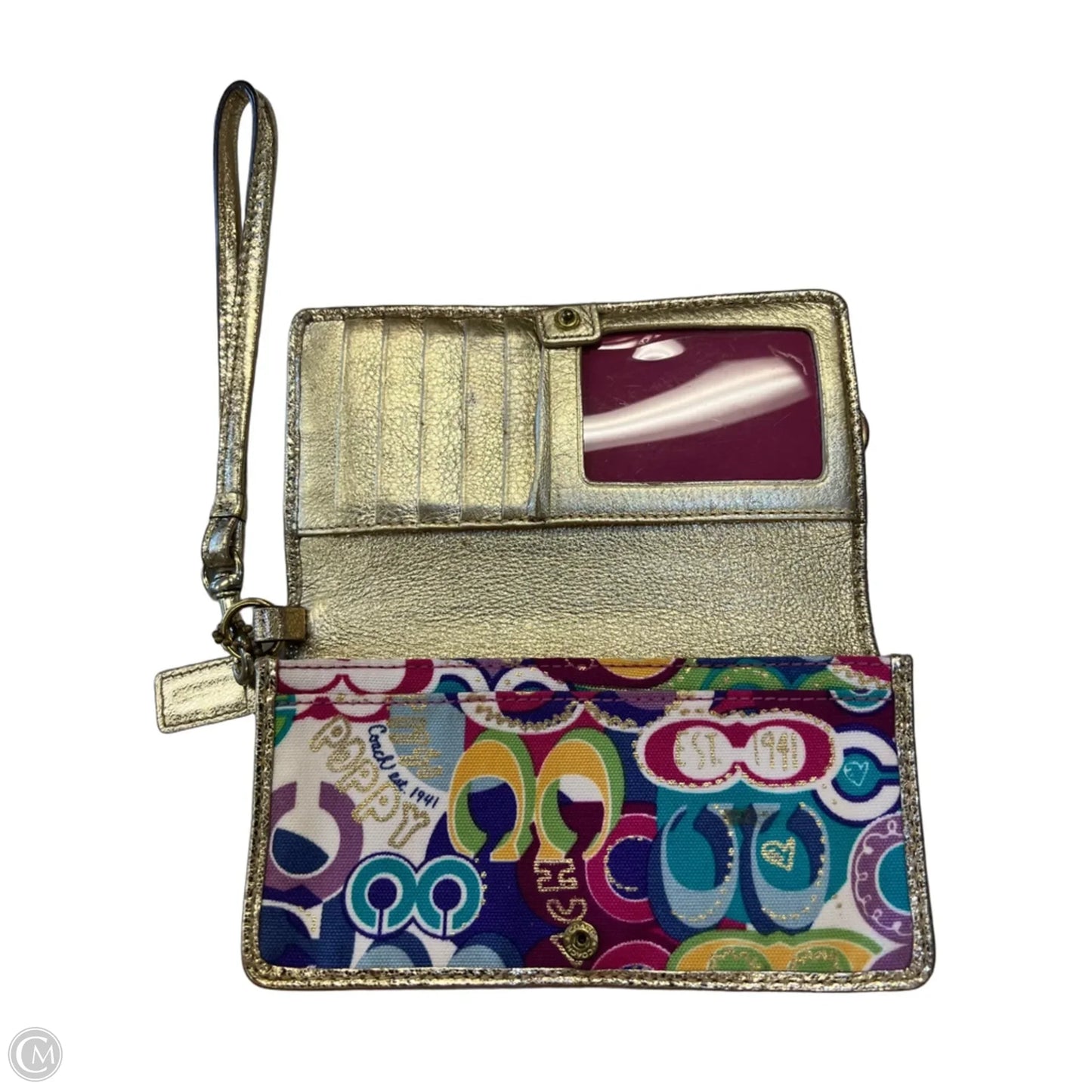 Wallet Designer By Coach, Size: Medium