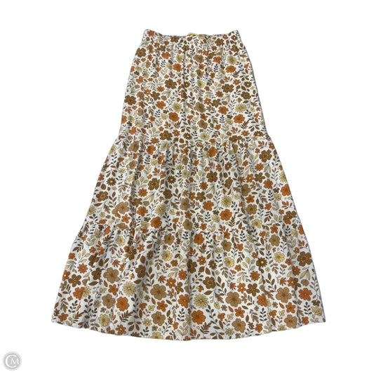 Skirt Maxi By Clothes Mentor In Floral Print, Size: Xs
