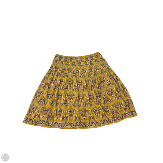 Skirt Mini & Short By Max Studio In Yellow, Size: M