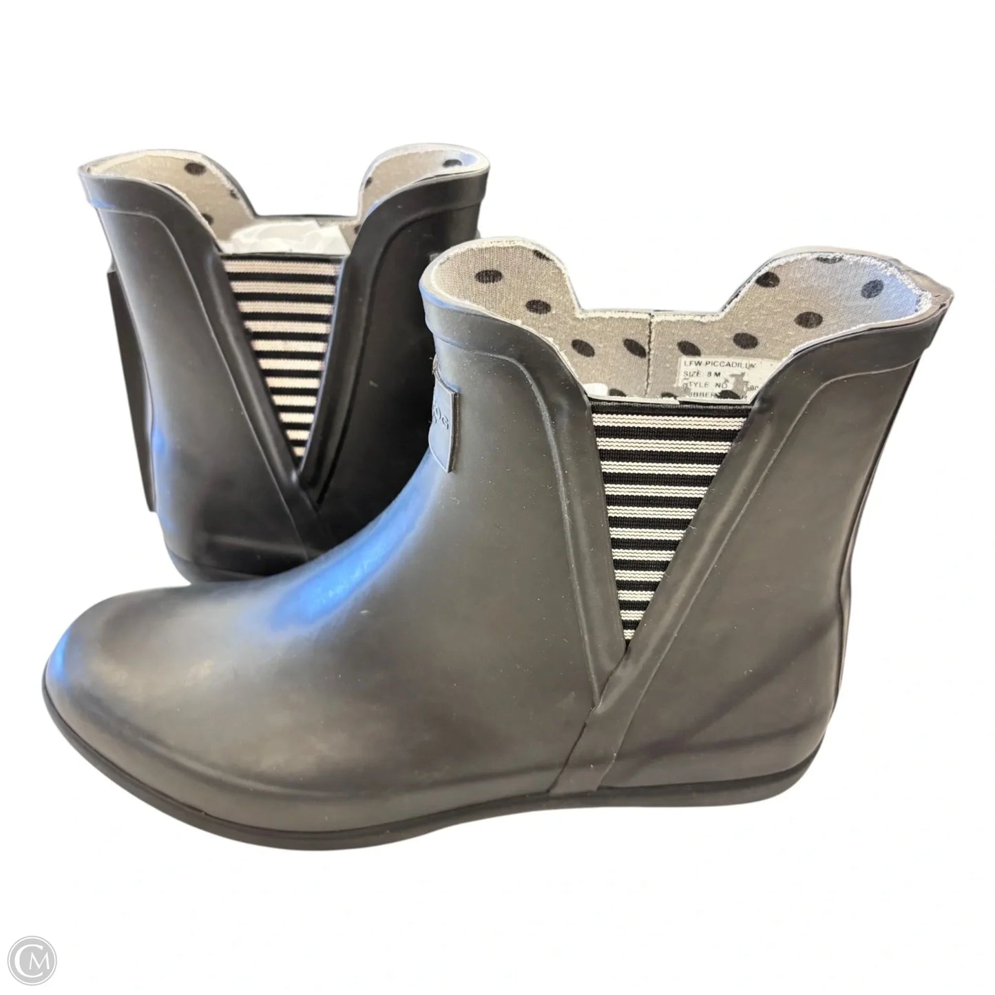 Boots Rain By London Fog In Black, Size: 8