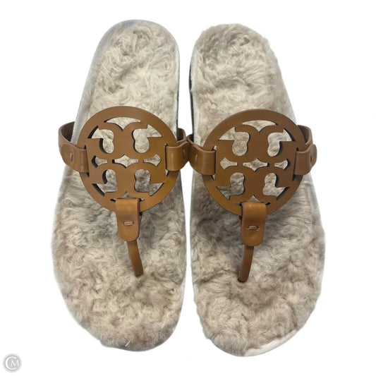 Sandals Designer By Tory Burch In Brown, Size: 9