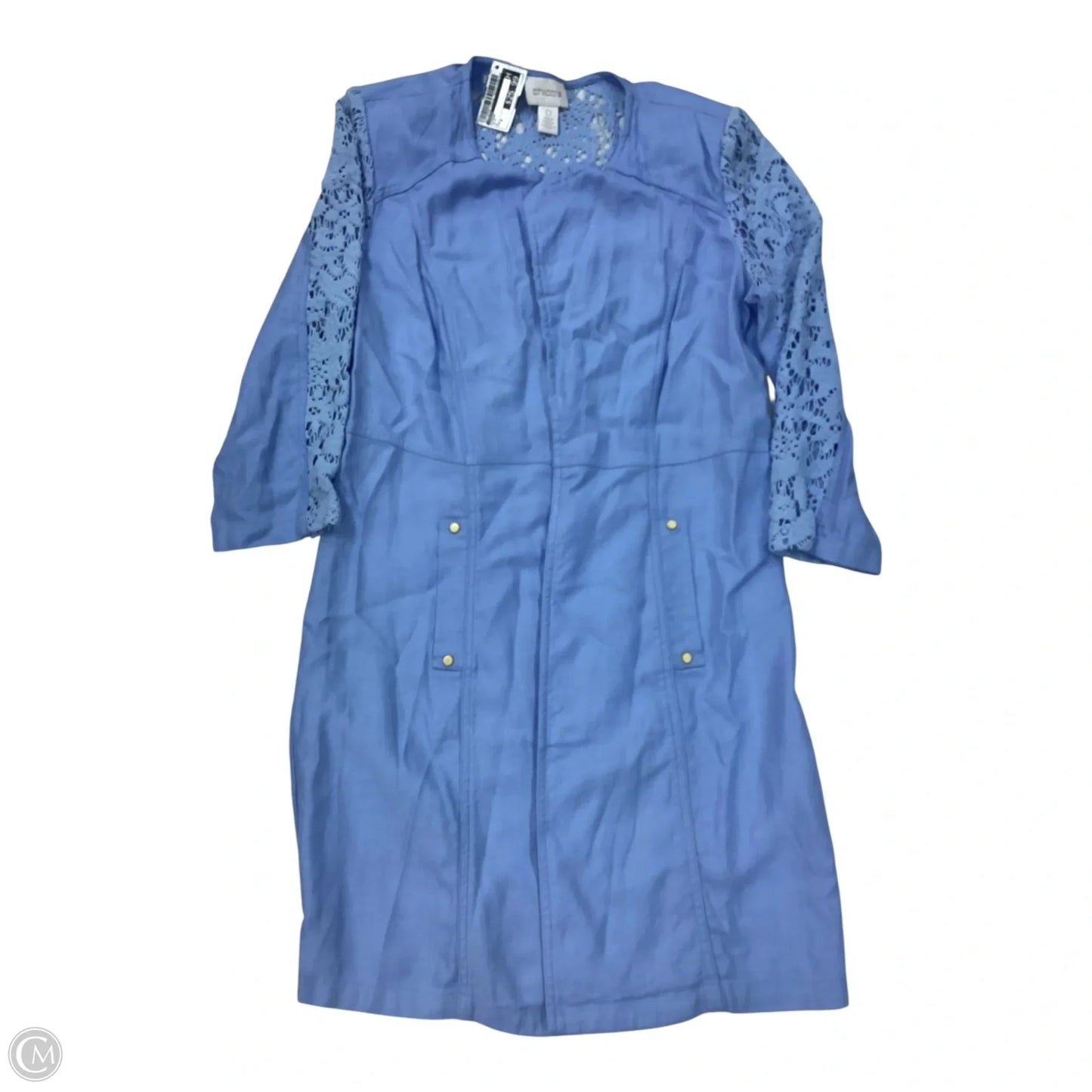 Kimono By Chicos In Blue, Size: 0 small