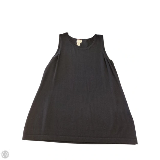 Top Sleeveless By Chicos In Black, Size: 10