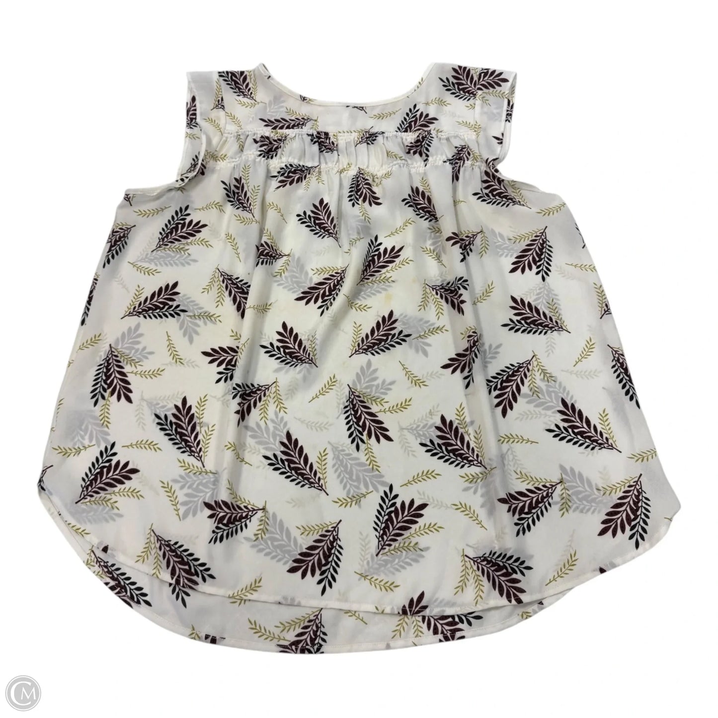 Top Short Sleeve By Loft In Floral Print, Size: Xl