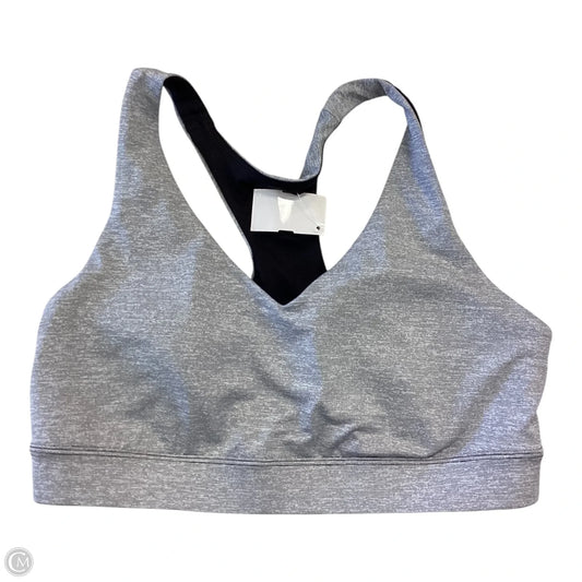 Athletic Bra By Tek Gear In Grey, Size: Xl