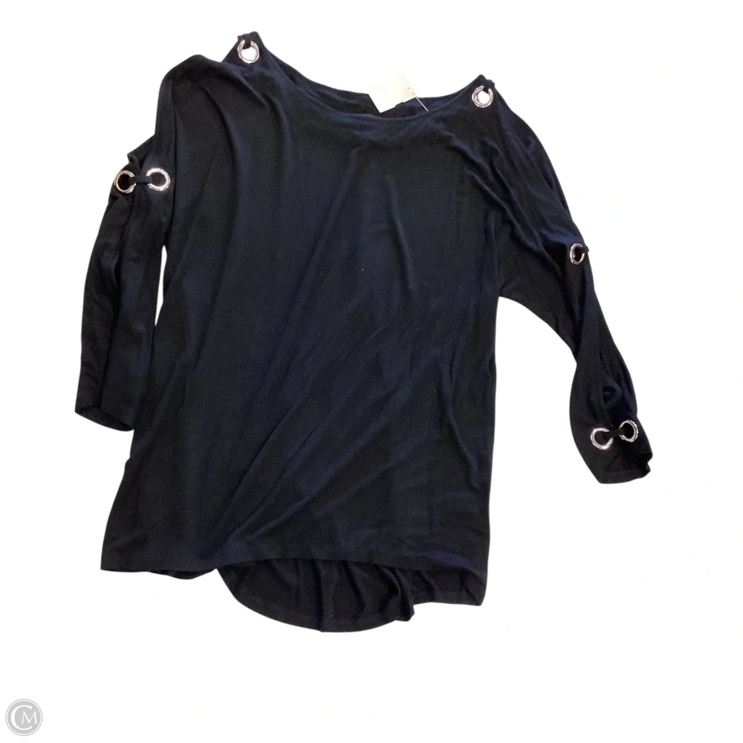 Top Long Sleeve By Cable And Gauge In Black, Size: M