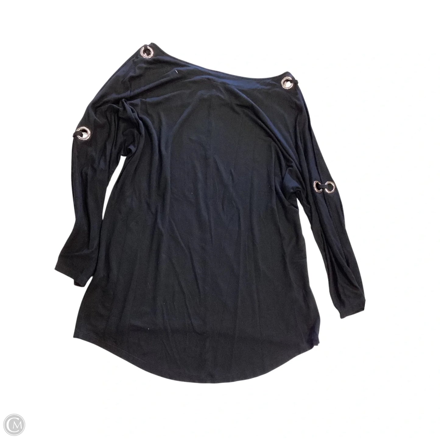 Top Long Sleeve By Cable And Gauge In Black, Size: M