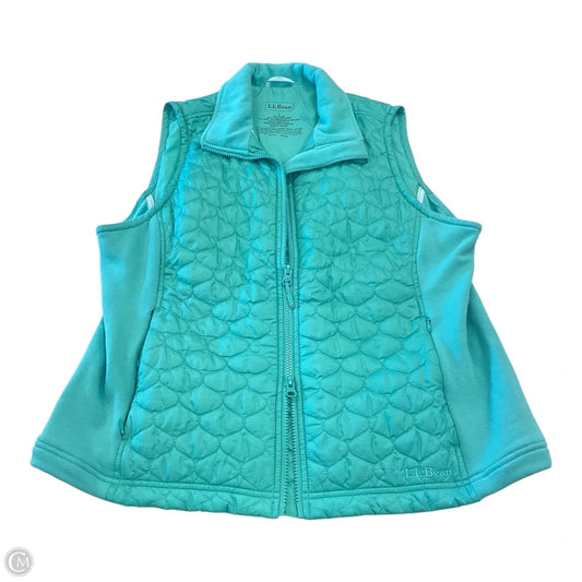 Vest Puffer & Quilted By L.l. Bean In Green, Size: L