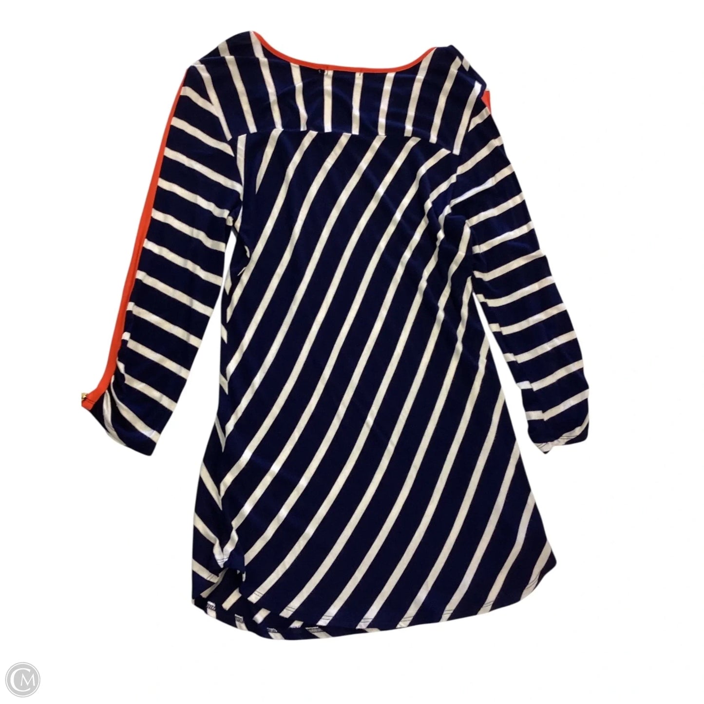 Tunic 3/4 Sleeve By Ava James In Striped Pattern, Size: M