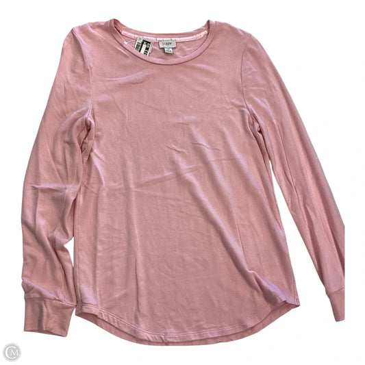 Top Long Sleeve By J. Crew In Pink, Size: Xs