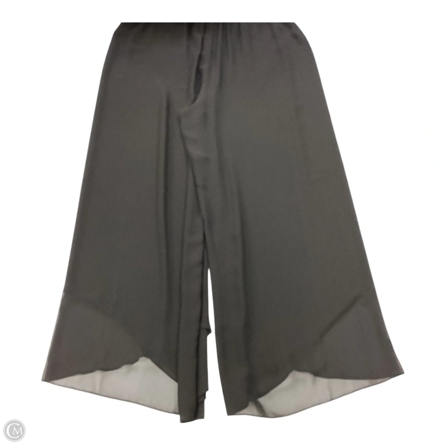 Pants Wide Leg By Alex Evenings In Black, Size: Xl