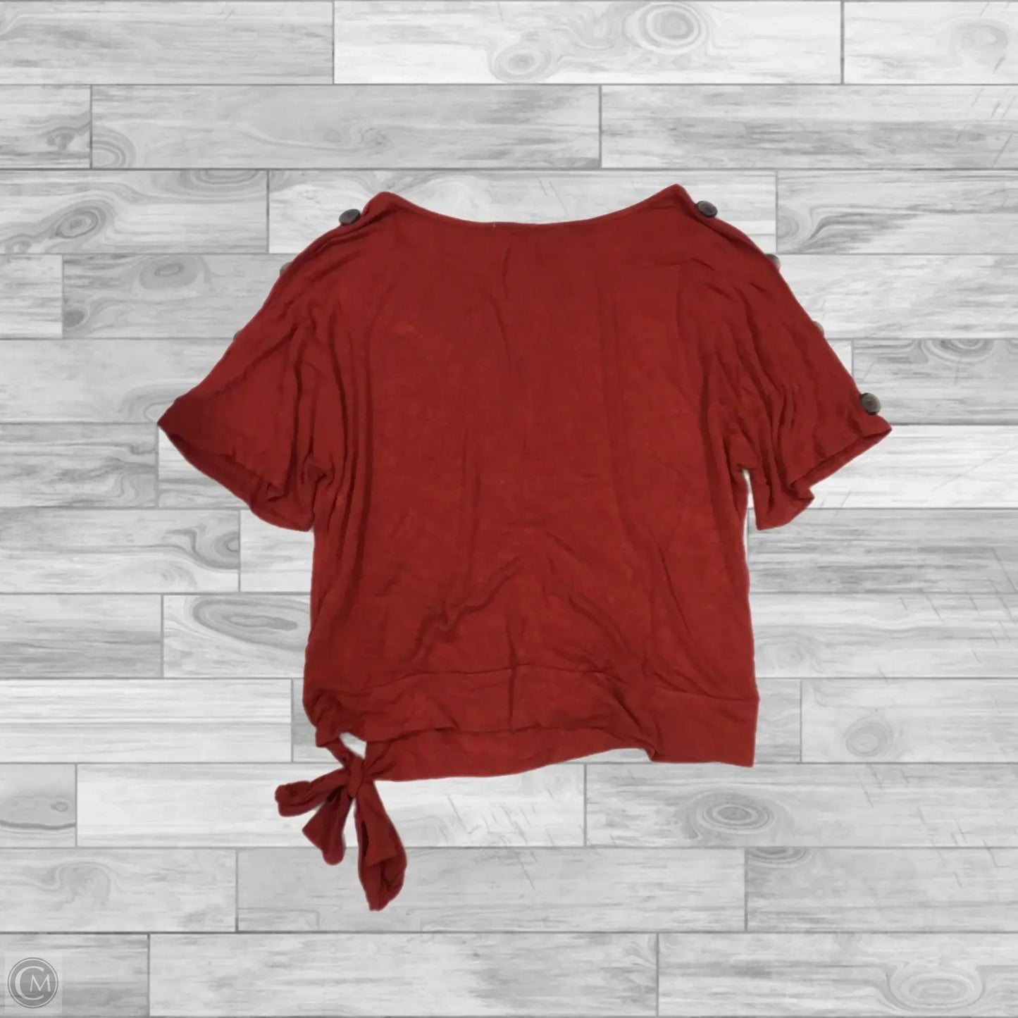 Top Short Sleeve By Misha In Red, Size: S