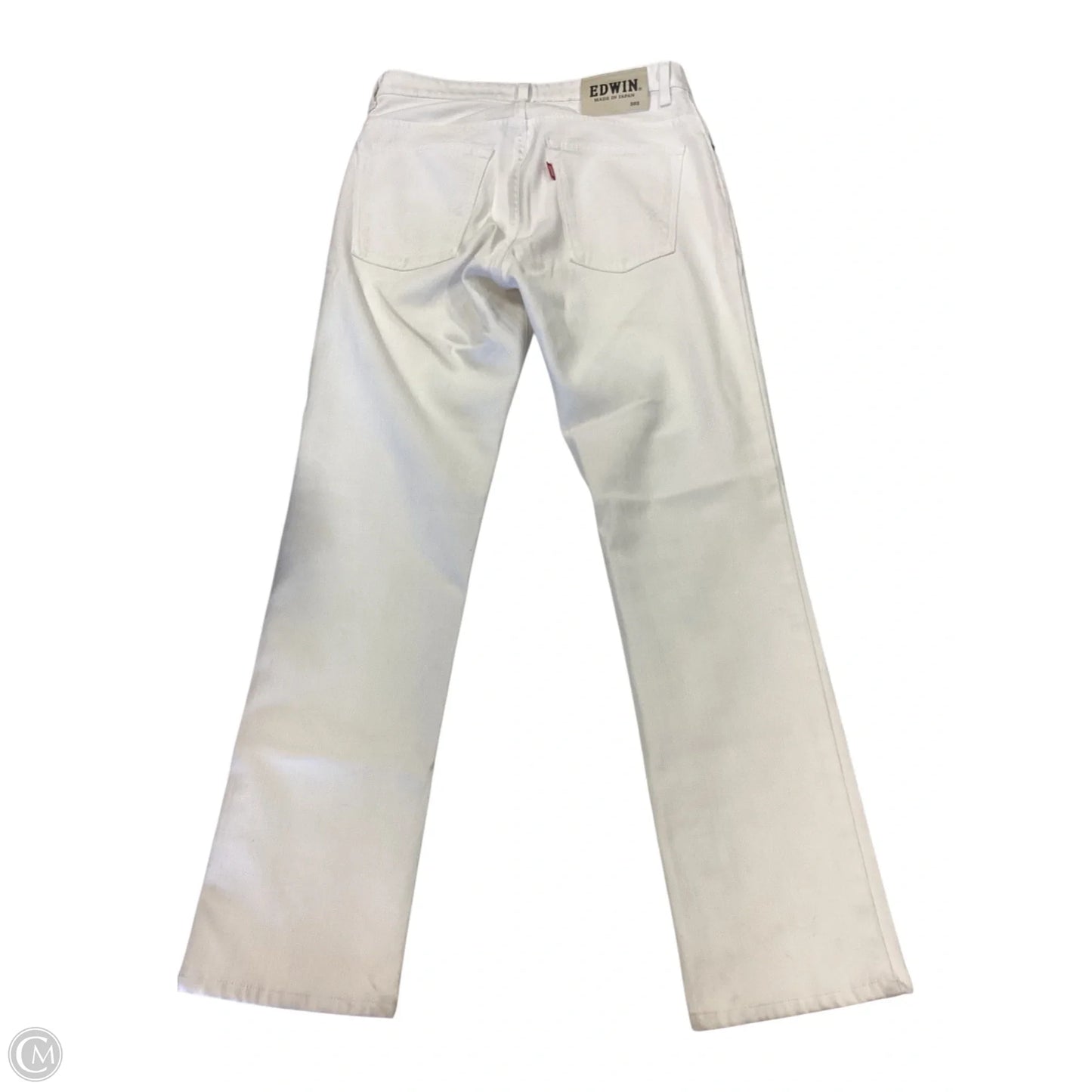 Jeans Straight By Edwin In White, Size: 10