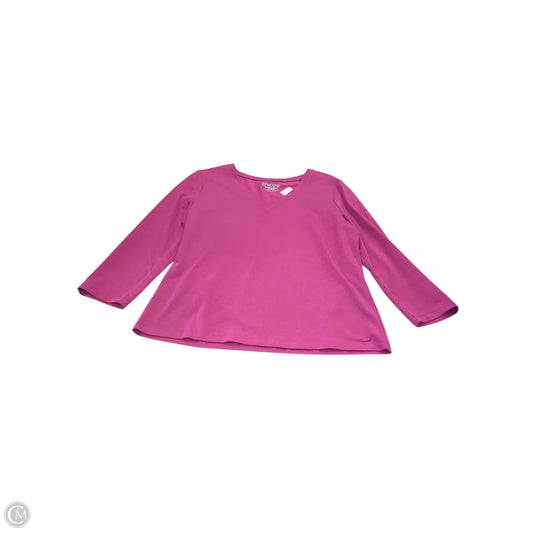 Top Long Sleeve By Chicos In Purple, Size: M