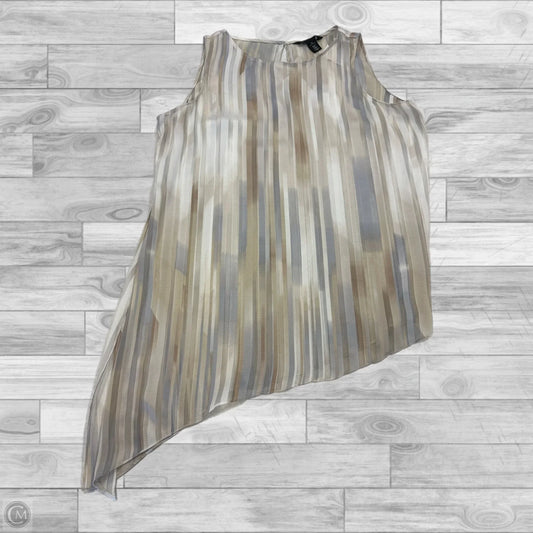 Top Sleeveless By White House Black Market In Striped Pattern, Size: Xl