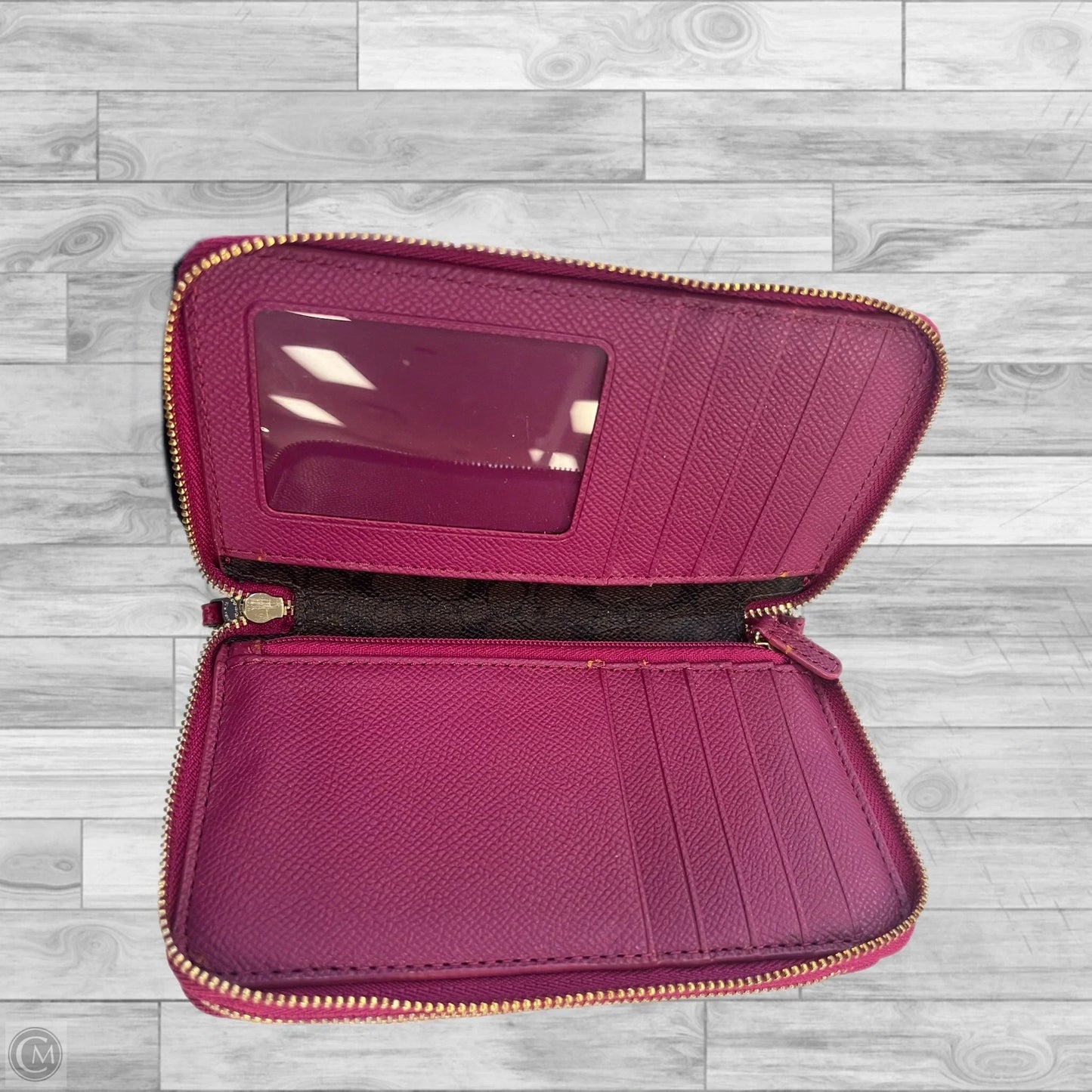 Clutch Designer By Coach, Size: Small