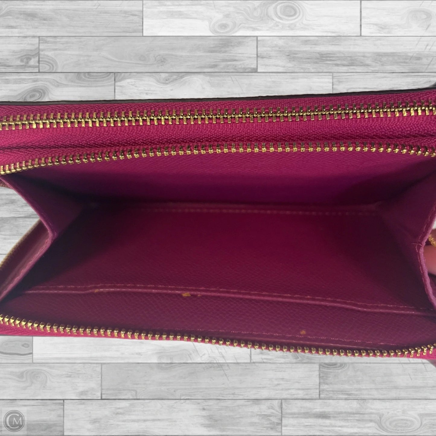 Clutch Designer By Coach, Size: Small