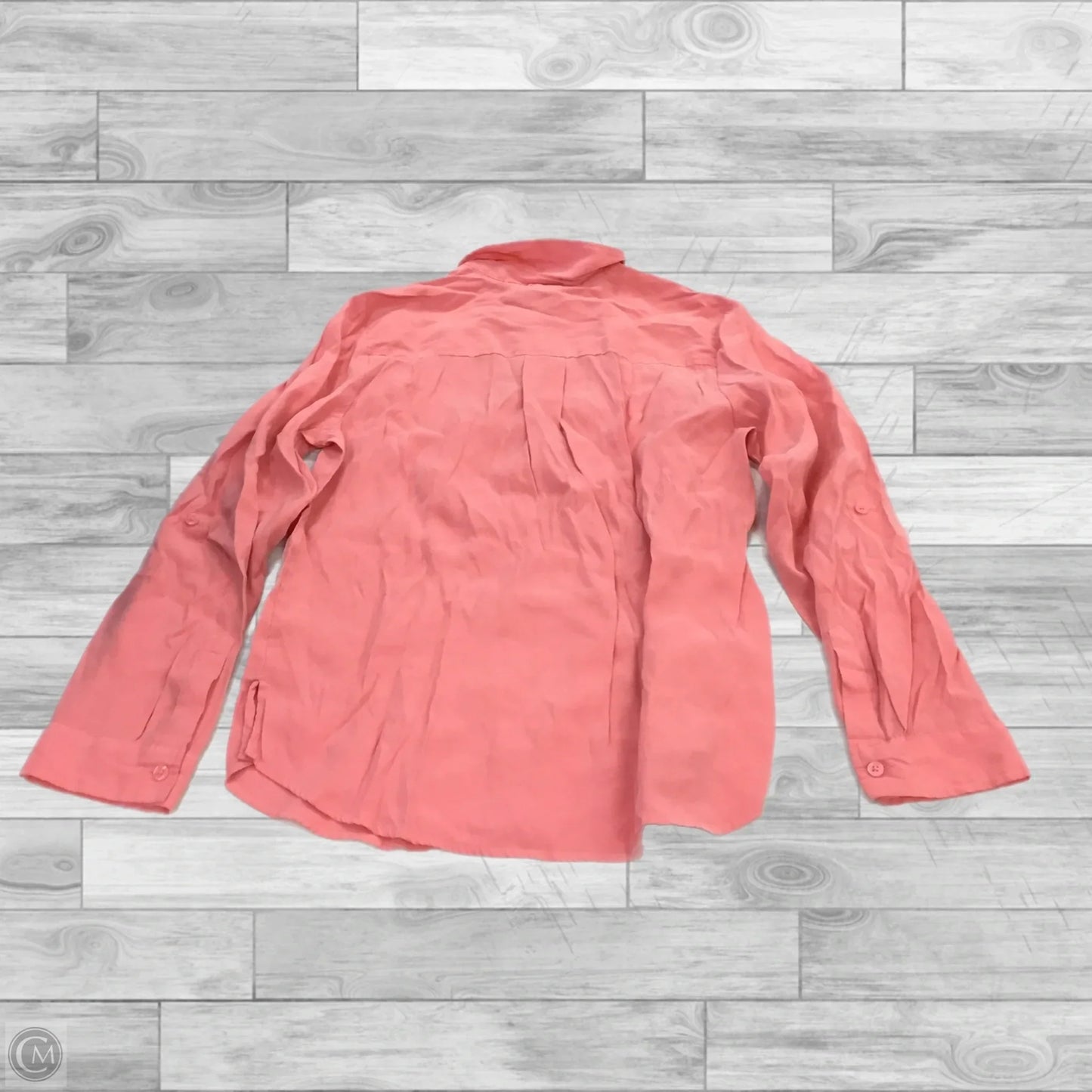 Top Long Sleeve By Chicos In Coral, Size: S