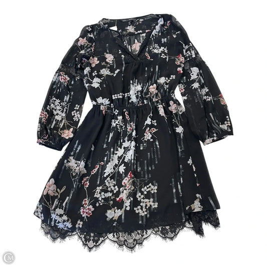 Dress Casual Short By White House Black Market In Floral Print, Size: 0