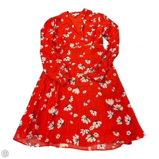 Dress Casual Short By Clothes Mentor In Orange, Size: 0