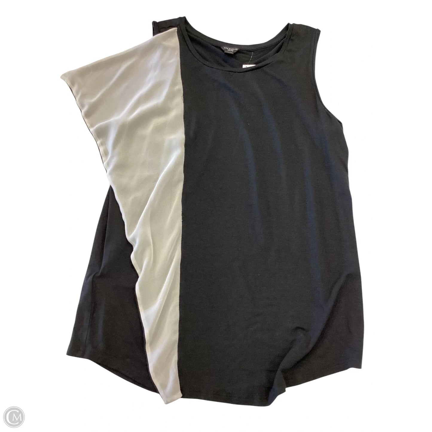 Top Sleeveless By Ann Taylor In Black, Size: M